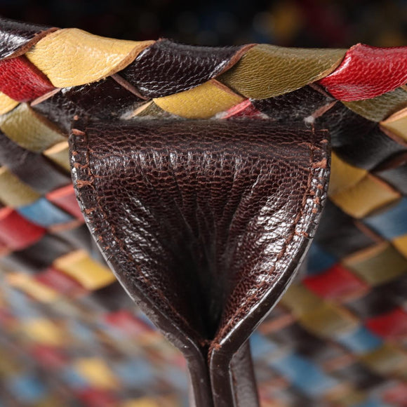 BOTTEGA VENETA INTRECCIATO Tote Bag Leather Brown Auth 126566V