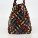 BOTTEGA VENETA INTRECCIATO Tote Bag Leather Brown Auth 126566V-3