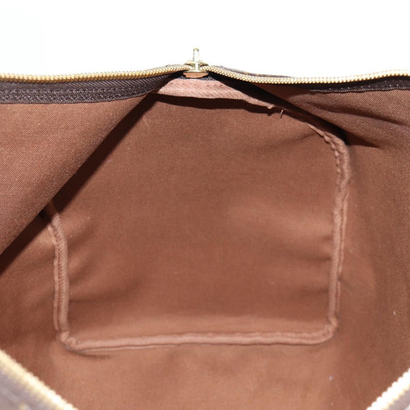 LOUIS VUITTON Monogram Graffiti Keepall 50 Boston Bag Khaki M92196 Auth 126567V