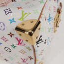 LOUIS VUITTON Monogram Multicolor Speedy 30 Hand Bag White M92643 Auth 126568V-15