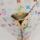 LOUIS VUITTON Monogram Multicolor Speedy 30 Hand Bag White M92643 Auth 126568V-17