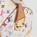 LOUIS VUITTON Monogram Multicolor Speedy 30 Hand Bag White M92643 Auth 126568V-22