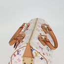 LOUIS VUITTON Monogram Multicolor Speedy 30 Hand Bag White M92643 Auth 126568V-6