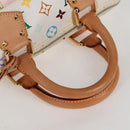 LOUIS VUITTON Monogram Multicolor Speedy 30 Hand Bag White M92643 Auth 126568V-7