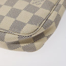 LOUIS VUITTON Damier Azur Pochette Accessoires Pouch N51986 LV Auth 126572-9