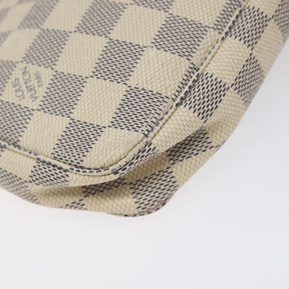 LOUIS VUITTON Damier Azur Pochette Accessoires Pouch N51986 LV Auth 126572