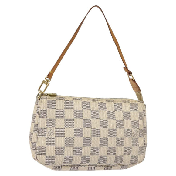 LOUIS VUITTON Damier Azur Pochette Accessoires Pouch N51986 LV Auth 126572