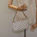 LOUIS VUITTON Damier Azur Pochette Accessoires Pouch N51986 LV Auth 126572-20