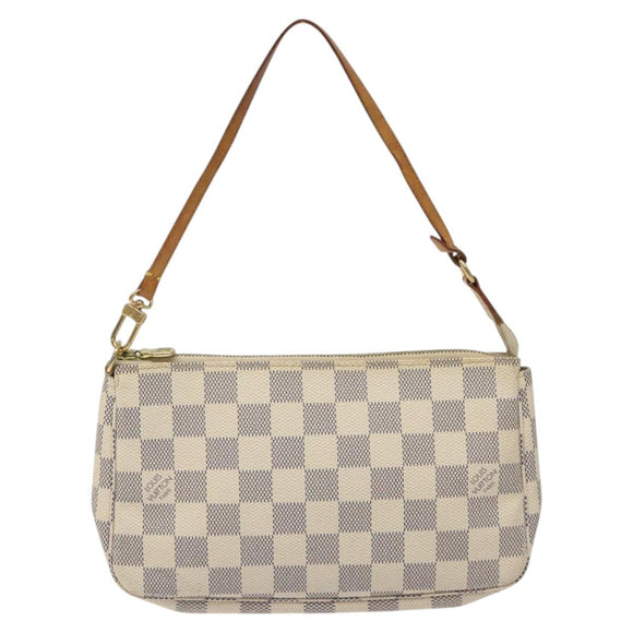 LOUIS VUITTON Damier Azur Pochette Accessoires Pouch N51986 LV Auth 126572
