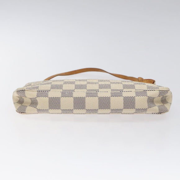 LOUIS VUITTON Damier Azur Pochette Accessoires Pouch N51986 LV Auth 126572