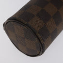 LOUIS VUITTON Damier Ebene Papillon Pouch LV Auth 126574V-15
