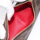 LOUIS VUITTON Damier Ebene Papillon Pouch LV Auth 126574V-12