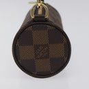 LOUIS VUITTON Damier Ebene Papillon Pouch LV Auth 126574V-3