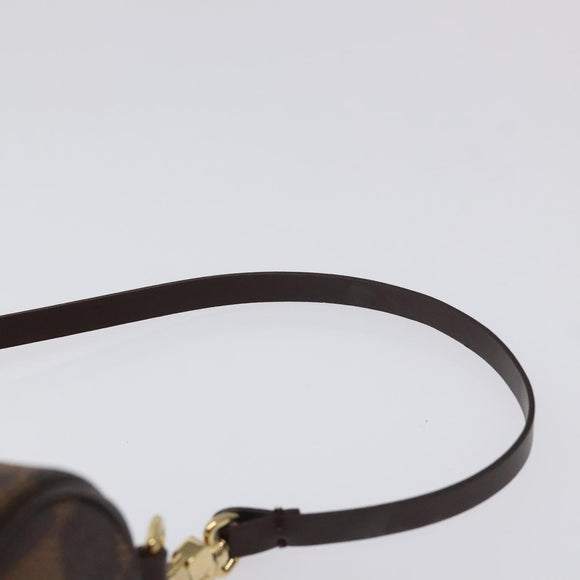 LOUIS VUITTON Damier Ebene Papillon Pouch LV Auth 126574V