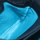 Salvatore Ferragamo Gancini Hand Bag Leather Black Silver Auth 126582-17