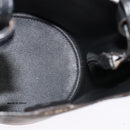 BURBERRY Nova Check Shoulder Bag PVC Beige Gold Auth 126584-16