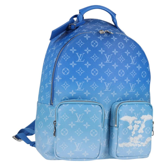 LOUIS VUITTON Clouds Backpack Multi Pocket Backpack Blue M45441 LV Auth 126591SM