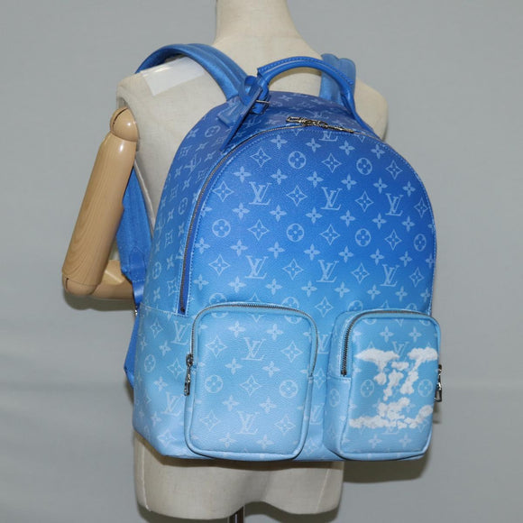 LOUIS VUITTON Clouds Rucksack Multi-Pocket-Rucksack Blau M45441 LV Auth 126591SM