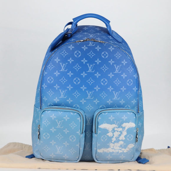 LOUIS VUITTON Clouds Rucksack Multi-Pocket-Rucksack Blau M45441 LV Auth 126591SM