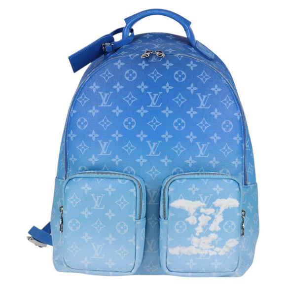 LOUIS VUITTON Clouds Rucksack Multi-Pocket-Rucksack Blau M45441 LV Auth 126591SM