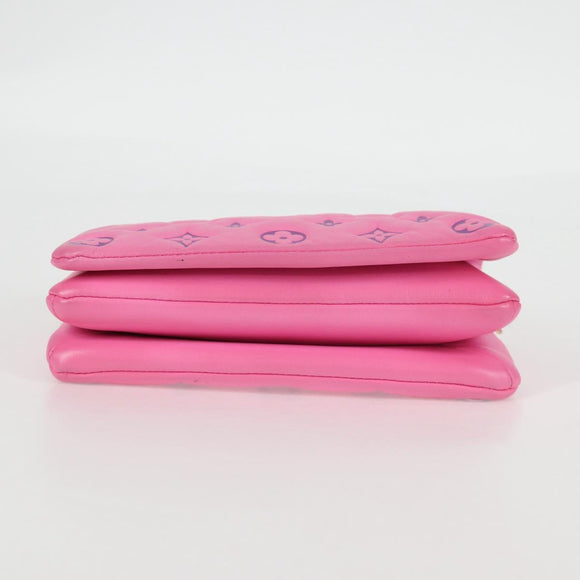 LOUIS VUITTON Monogram Pochette Coussin Shoulder Bag Pink M80745 LV Auth 126599M