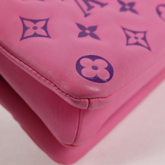 LOUIS VUITTON Monogram Pochette Coussin Shoulder Bag Pink M80745 LV Auth 126599M