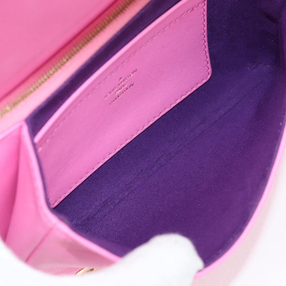 LOUIS VUITTON Monogram Pochette Coussin Shoulder Bag Pink M80745 LV Auth 126599M