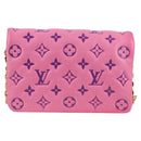 LOUIS VUITTON Monogram Pochette Coussin Shoulder Bag Pink M80745 LV Auth 126599M-13