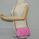 LOUIS VUITTON Monogram Pochette Coussin Shoulder Bag Pink M80745 LV Auth 126599SAM-24
