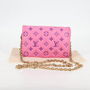 LOUIS VUITTON Monogram Pochette Coussin Shoulder Bag Pink M80745 LV Auth 126599SAM-12