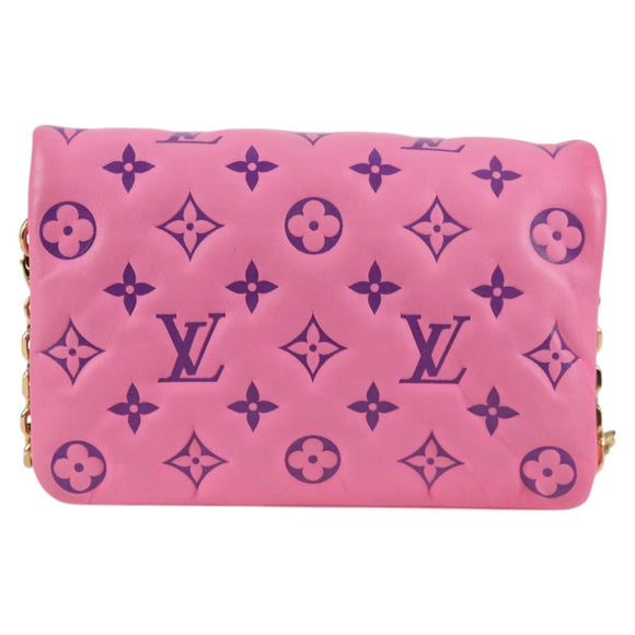 LOUIS VUITTON Monogram Pochette Coussin Shoulder Bag Pink M80745 LV Auth 126599SAM