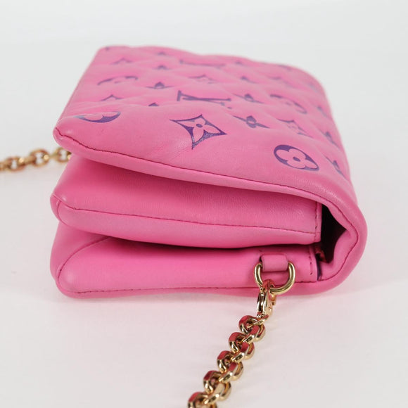 LOUIS VUITTON Monogram Pochette Coussin Shoulder Bag Pink M80745 LV Auth 126599M
