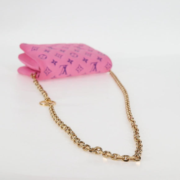 LOUIS VUITTON Monogram Pochette Coussin Shoulder Bag Pink M80745 LV Auth 126599M