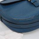 LOUIS VUITTON Epi June Feuille Shoulder Bag Blue M52155 LV Auth 126600-16