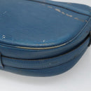 LOUIS VUITTON Epi June Feuille Shoulder Bag Blue M52155 LV Auth 126600-17