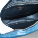 LOUIS VUITTON Epi June Feuille Shoulder Bag Blue M52155 LV Auth 126600-10