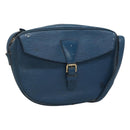 LOUIS VUITTON Epi June Feuille Shoulder Bag Blue M52155 LV Auth 126600-1