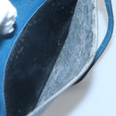 LOUIS VUITTON Epi June Feuille Shoulder Bag Blue M52155 LV Auth 126600-23