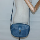 LOUIS VUITTON Epi June Feuille Shoulder Bag Blue M52155 LV Auth 126600-24