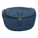 LOUIS VUITTON Epi June Feuille Shoulder Bag Blue M52155 LV Auth 126600-13