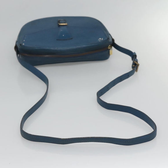 LOUIS VUITTON Epi June Feuille Shoulder Bag Blue M52155 LV Auth 126600