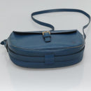 LOUIS VUITTON Epi June Feuille Shoulder Bag Blue M52155 LV Auth 126600-5