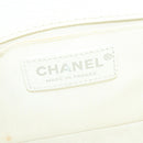 CHANEL Chain Matelasse Boy Chanel Shoulder Bag Enamel White CC Auth 126609-17