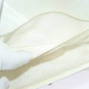 CHANEL Chain Matelasse Boy Chanel Shoulder Bag Enamel White CC Auth 126609-21