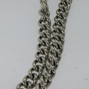 CHANEL Chain Matelasse Boy Chanel Shoulder Bag Enamel White CC Auth 126609-9