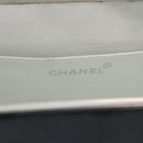 CHANEL Matelasse Hand Bag Enamel Black Silver CC Auth 126615-20