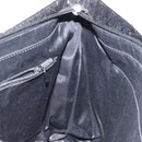 BURBERRY Nova Check Tote Bag Canvas Leather Silver Beige Auth 126624-17