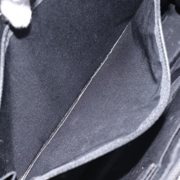 BURBERRY Nova Check Tote Bag Canvas Leather Silver Beige Auth 126624