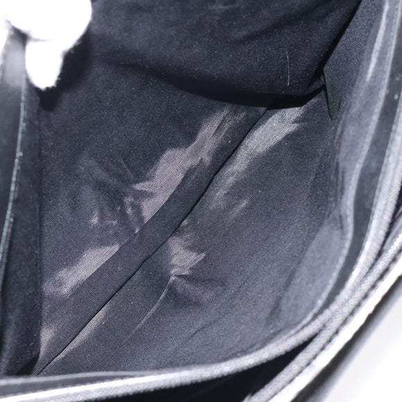 BURBERRY Nova Check Tote Bag Canvas Leather Silver Beige Auth 126624