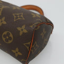 LOUIS VUITTON Monogram Mini Speedy Hand Bag M41534 LV Auth 126625-16